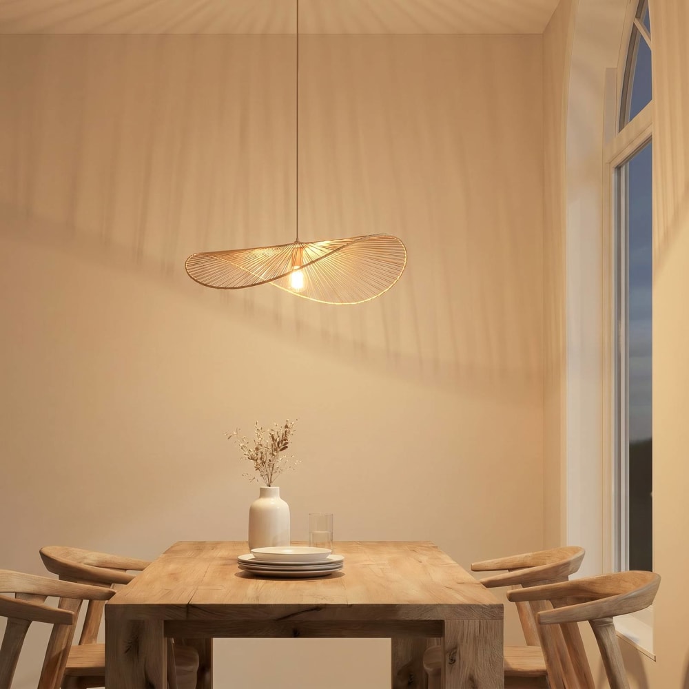 Pendelleuchte aus Papier, creme - Maisons Du Monde