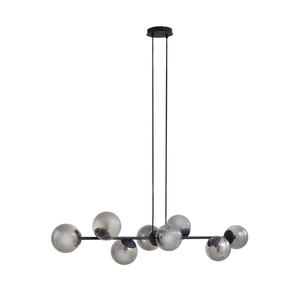 Lindby Pendelleuchte aus Metall, schwarz style modern - Metall