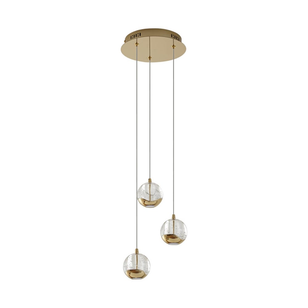 Lucande Pendelleuchte aus Glas, transparent style modern - Glas