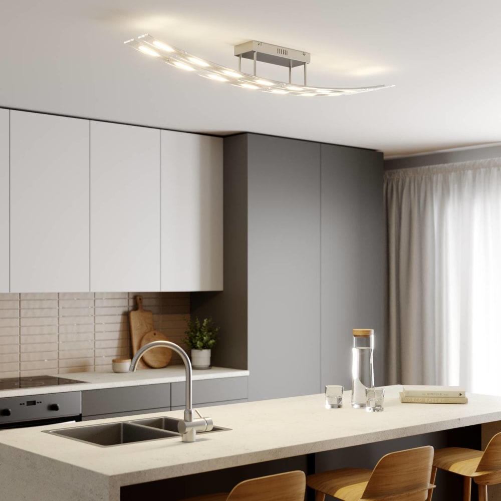 LED Deckenleuchte aus Glas, transparent - Maisons Du Monde