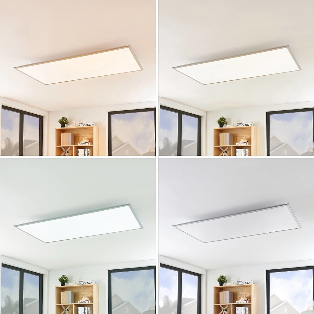 LED Panel aus Kunststoff, weiß - Maisons Du Monde
