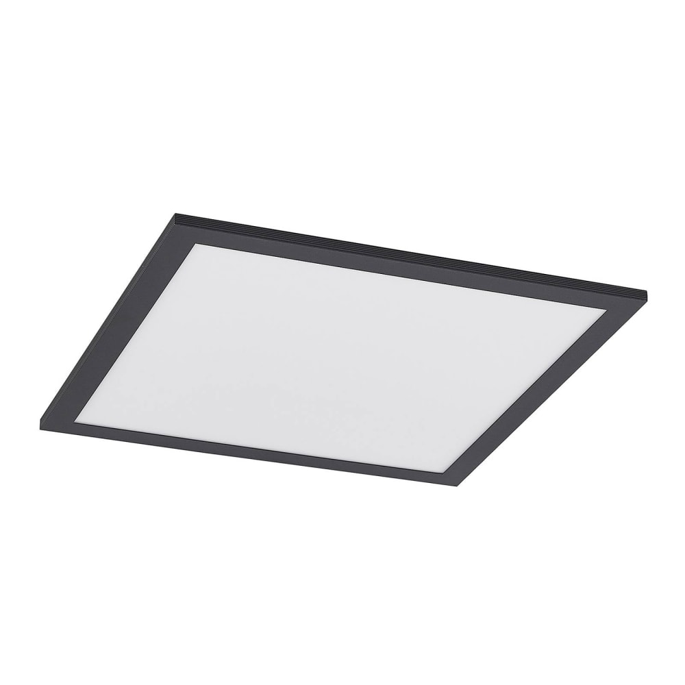 LED Panel aus Aluminium, schwarz - Maisons Du Monde