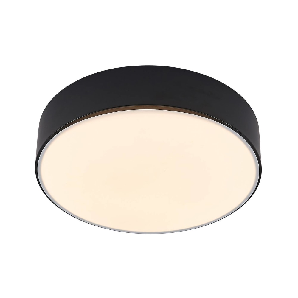 Lindby LED Deckenleuchte aus Kunststoff, schwarz style modern - Pvc - Polyvinlychlorid