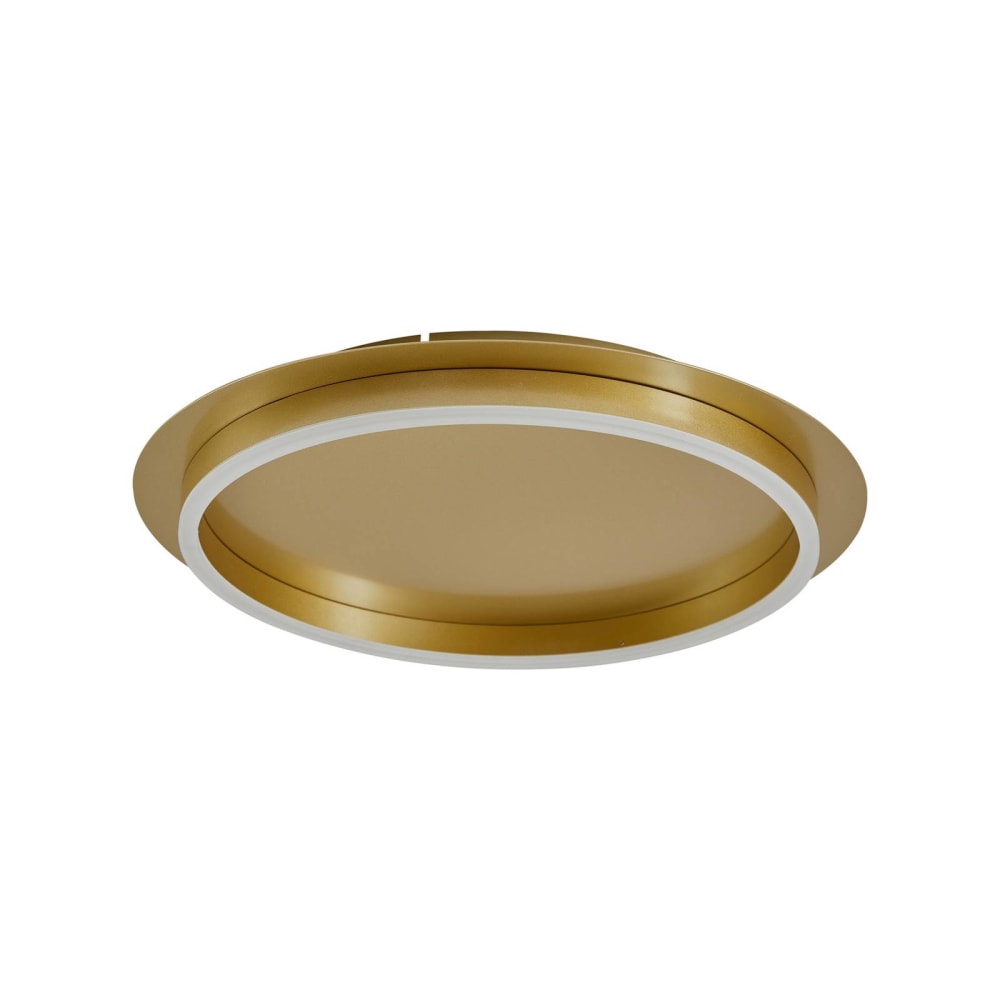Lindby LED Deckenleuchte aus Kunststoff, gold / messing style modern - Pvc - Polyvinlychlorid