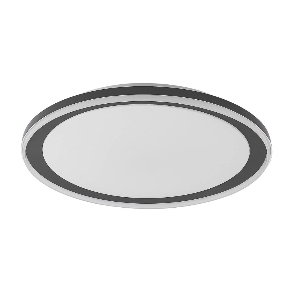 Lindby LED Deckenleuchte aus Metall, schwarz style modern - Metall