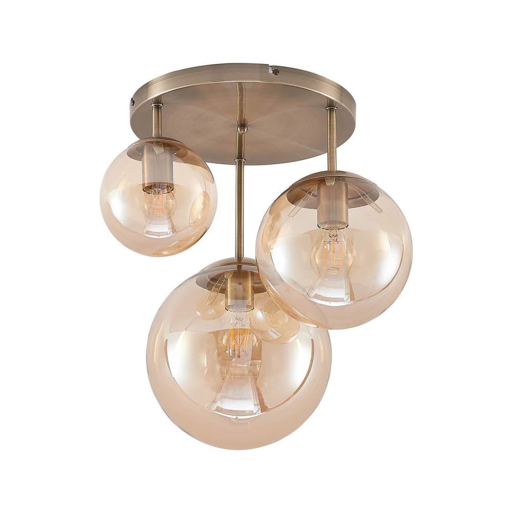 Deckenlampe aus Glas, creme - Maisons Du Monde