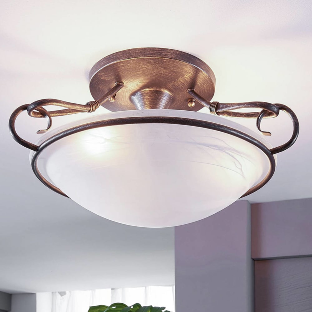 Deckenlampe aus Metall, grau - Maisons Du Monde