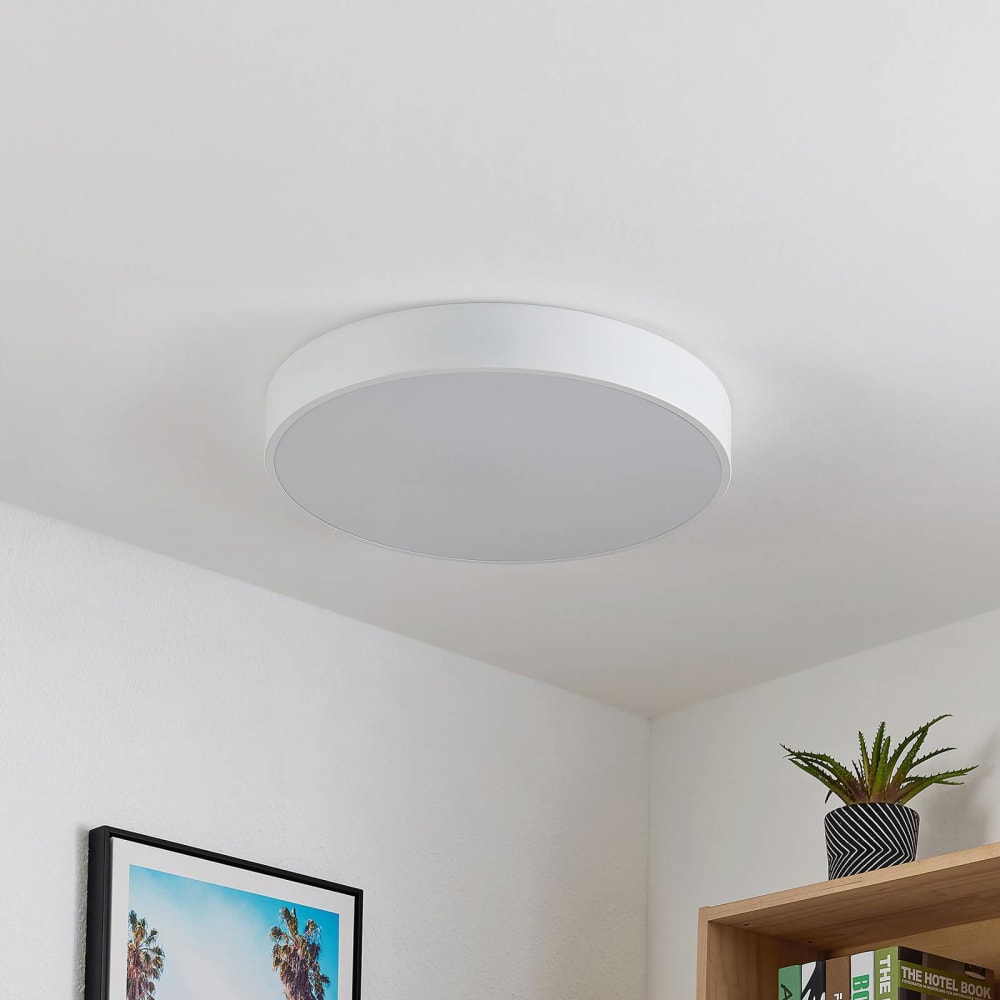 LED Deckenleuchte aus Kunststoff, weiß - Maisons Du Monde