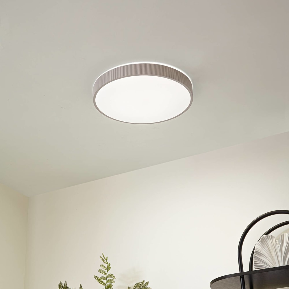LED Deckenleuchte aus Kunststoff, creme - Maisons Du Monde