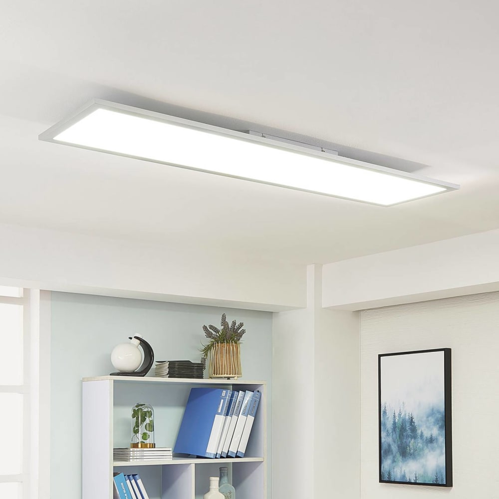 LED Panel aus Aluminium, grau - Maisons Du Monde