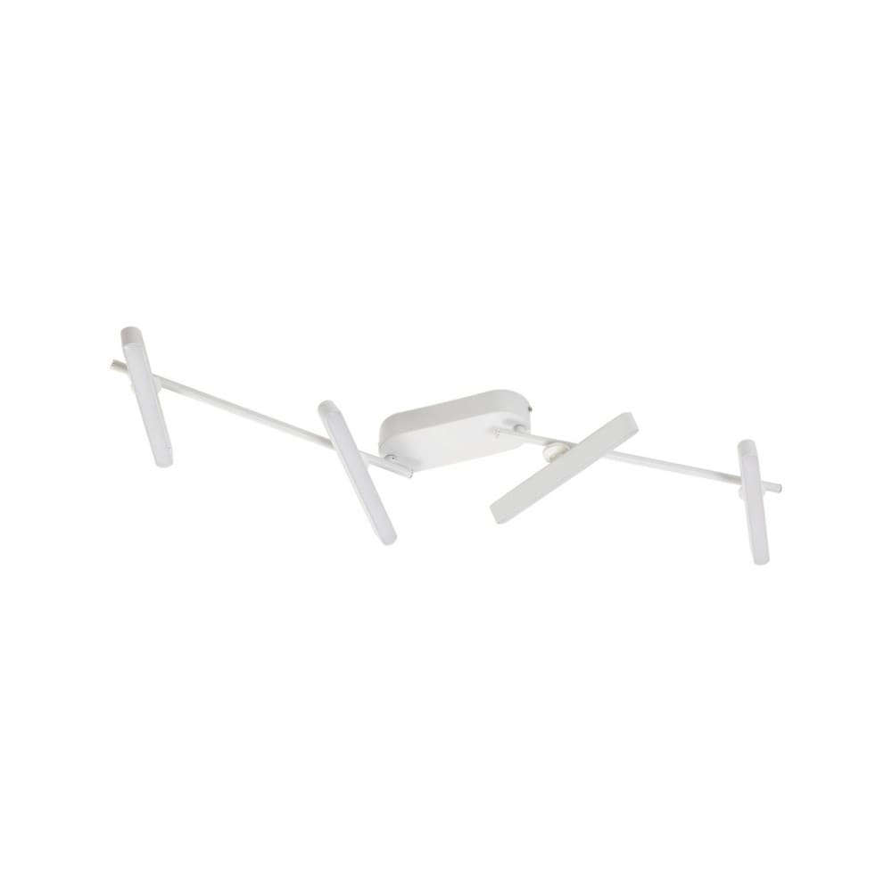 Lindby LED Deckenlampe aus Metall, weiß style modern - Metall