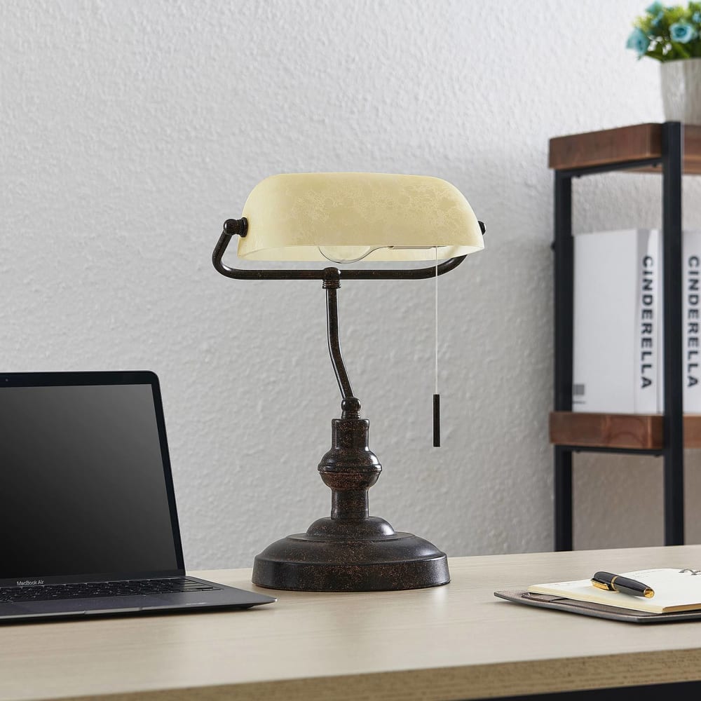 Tischlampe aus Metall, braun - Maisons Du Monde