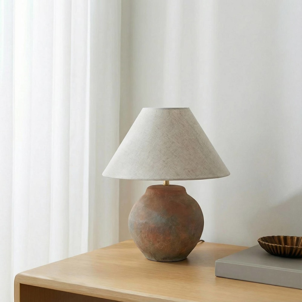 Tischlampe aus Keramik, braun - Maisons Du Monde