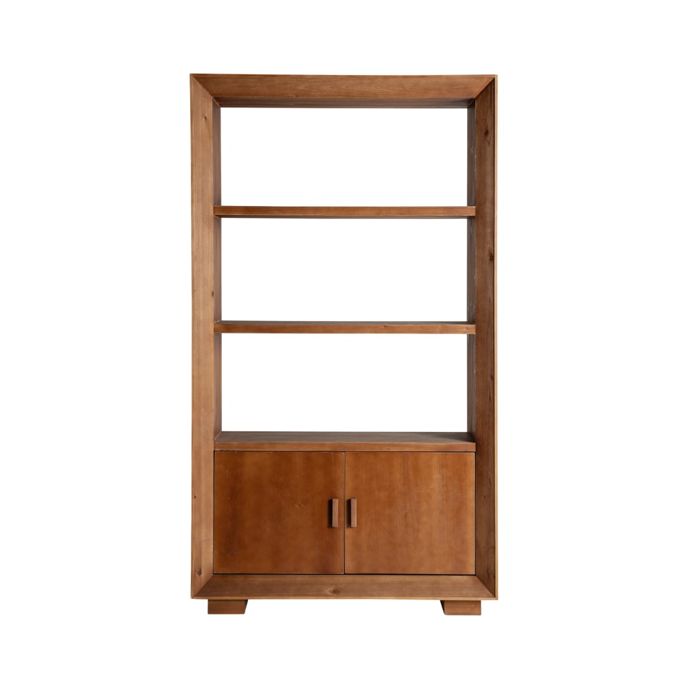 Étagère en bois de frêne marron