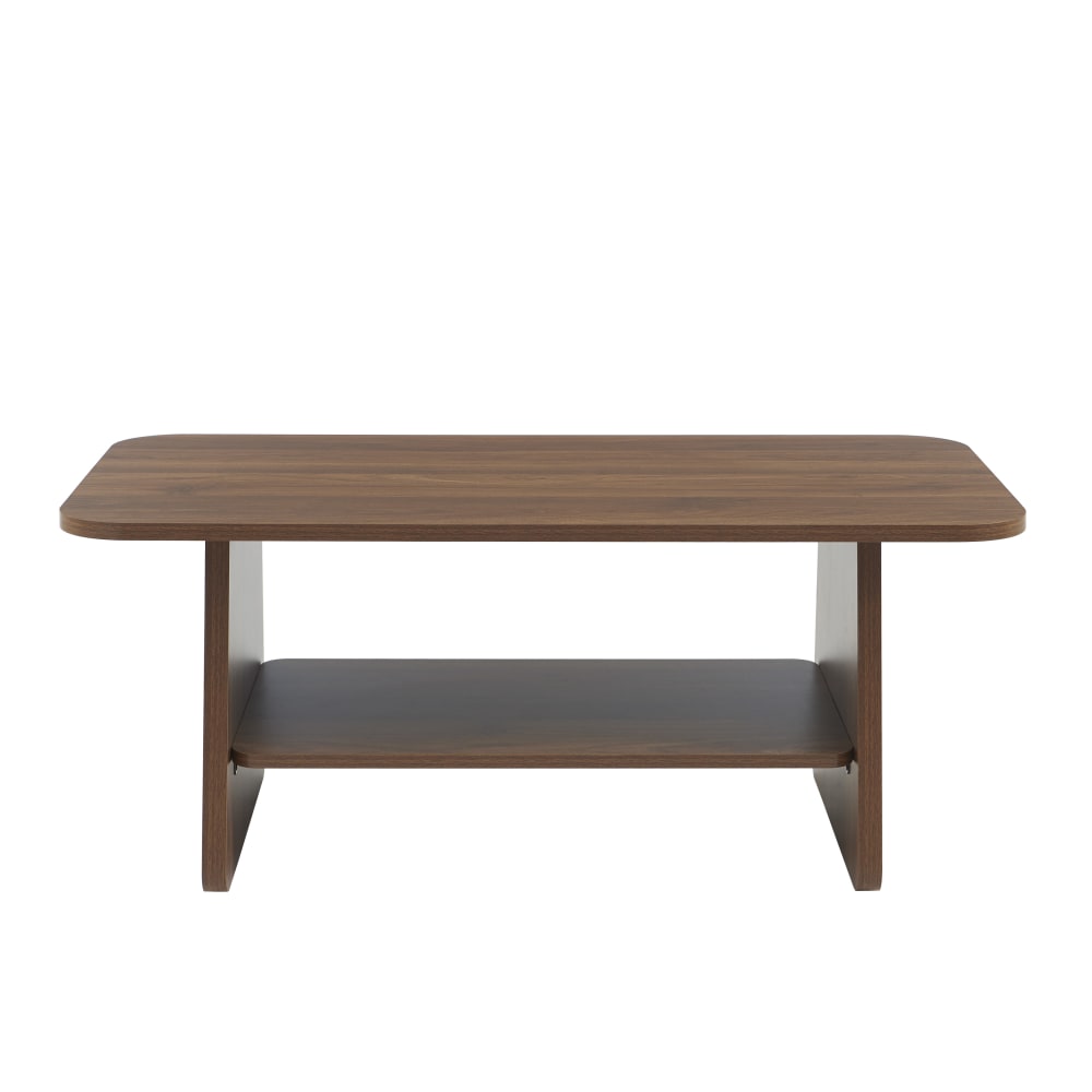 Table basse  effet noyer