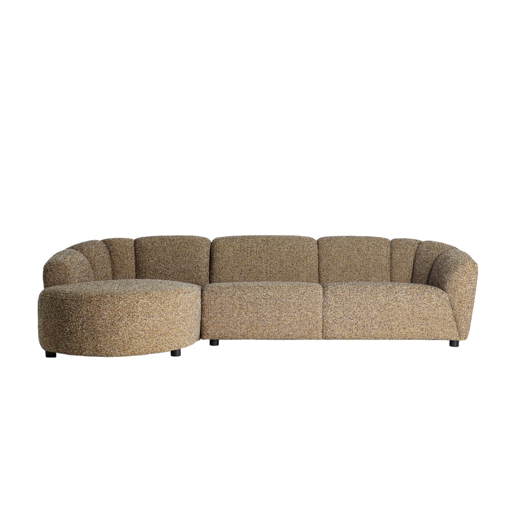 Sofa en polyester marron