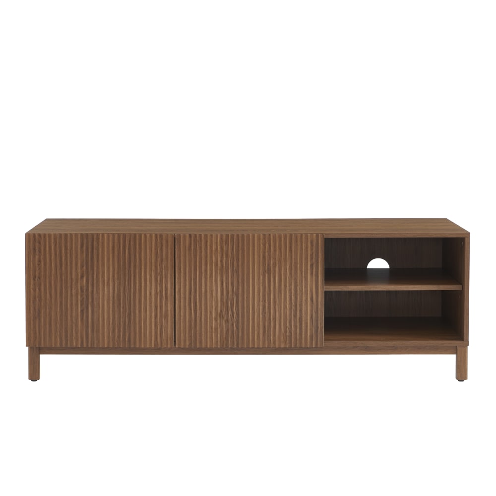 Meuble tv  effet noyer 140 cm