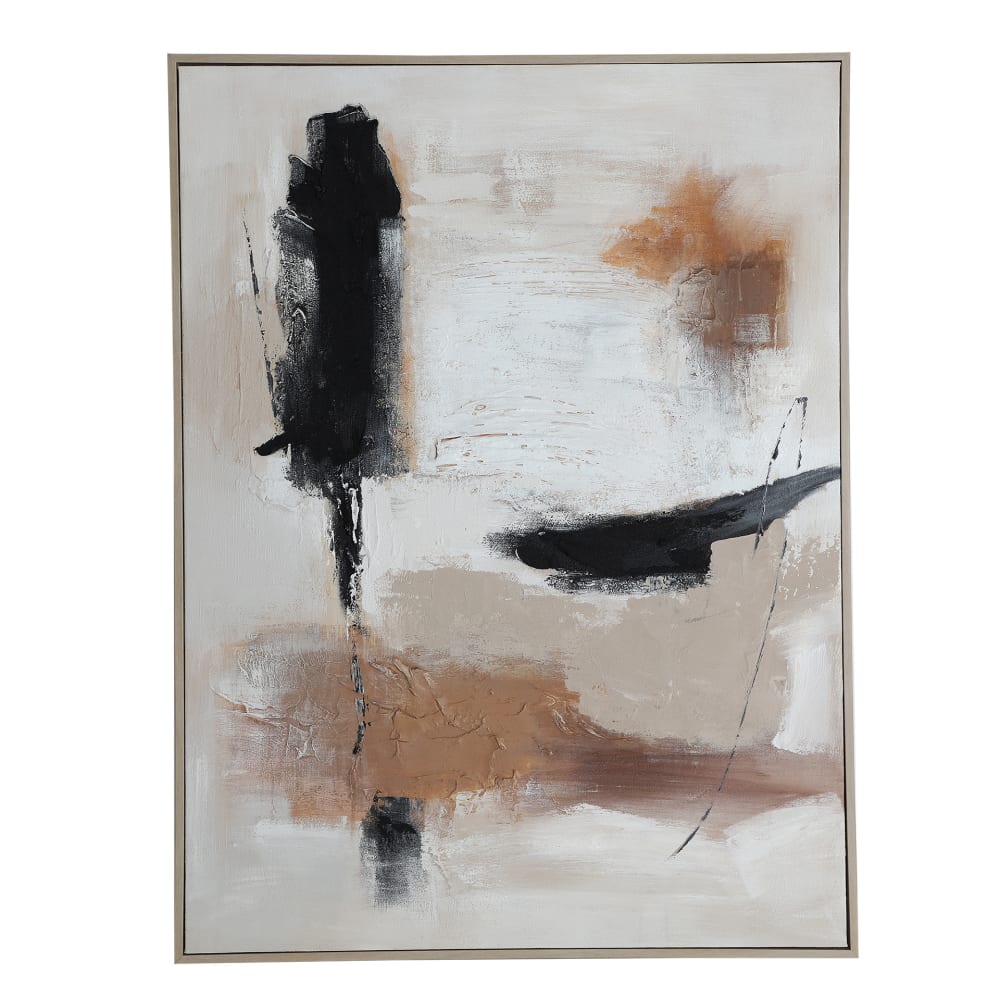 Tableau en toile marron