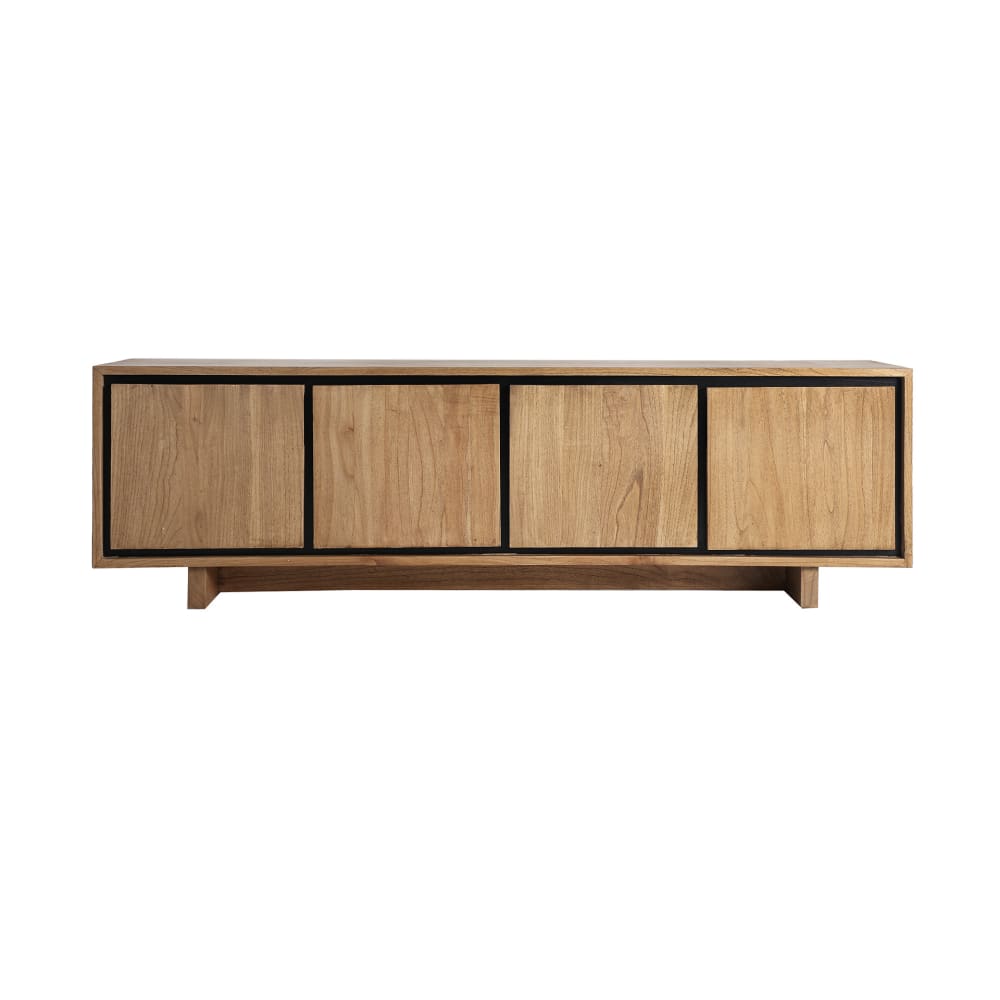 Meuble tv en bois de - brun clair
