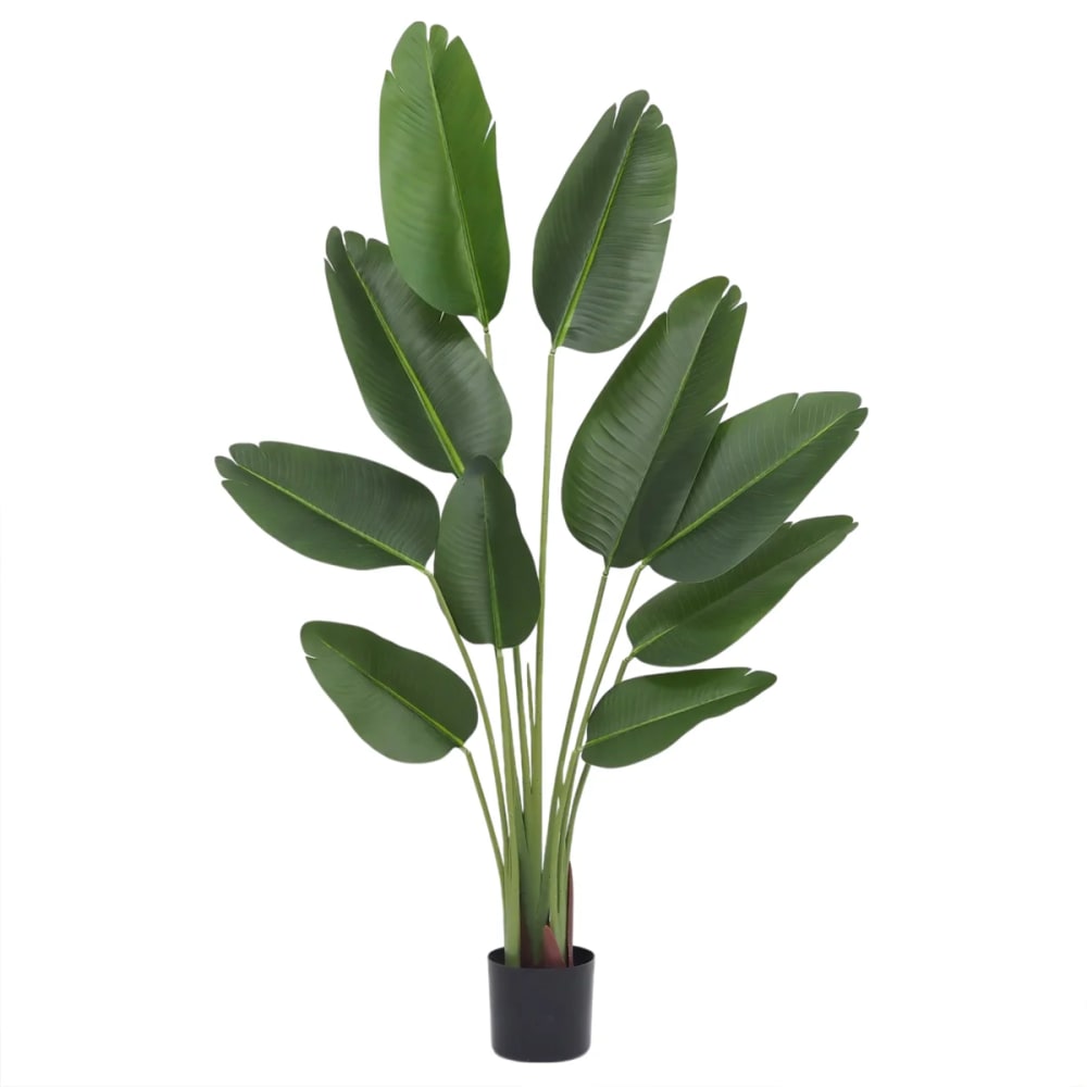 Plante artificielle oiseau - toucher