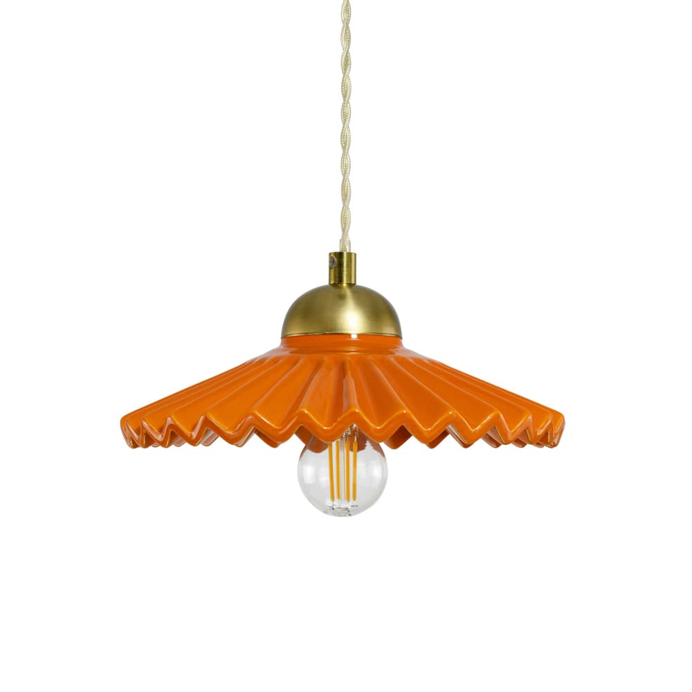 Suspension en céramique, textile torsadé et métal — vue 4