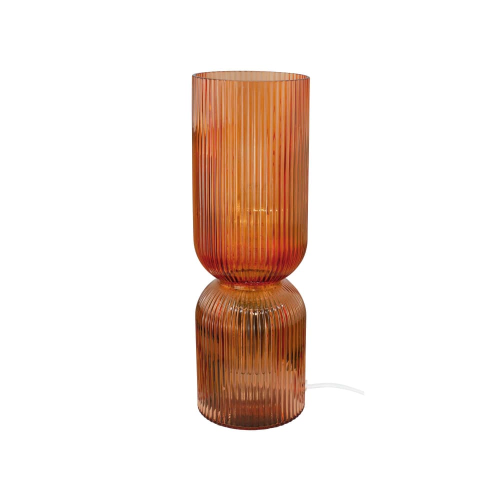 Lampe à poser en verre strié — vue 4