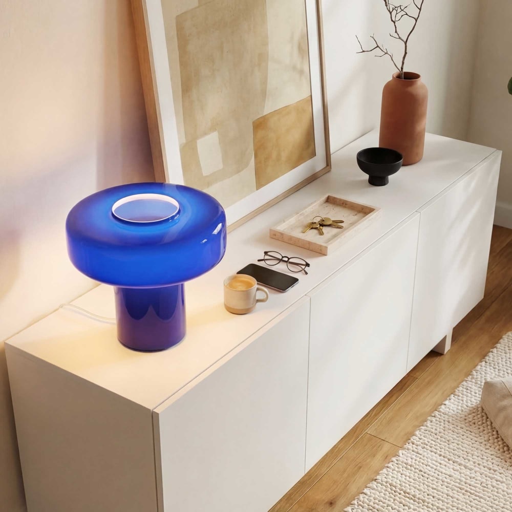 Lampe à poser en verre — vue 3