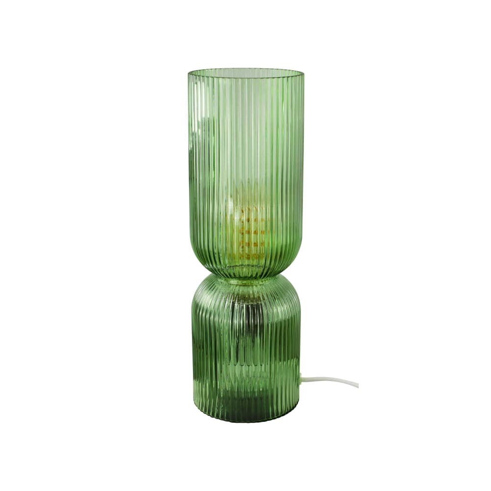 Lampe à poser en verre strié — vue 4