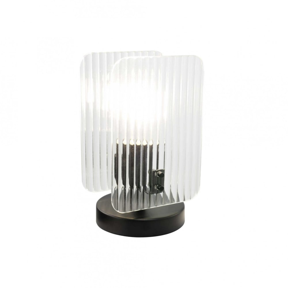 lampe en verre & métal