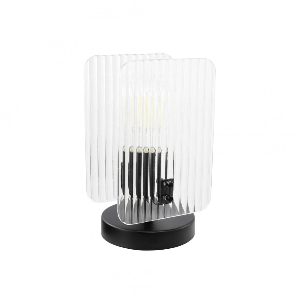 Lampe en verre & métal — vue 4