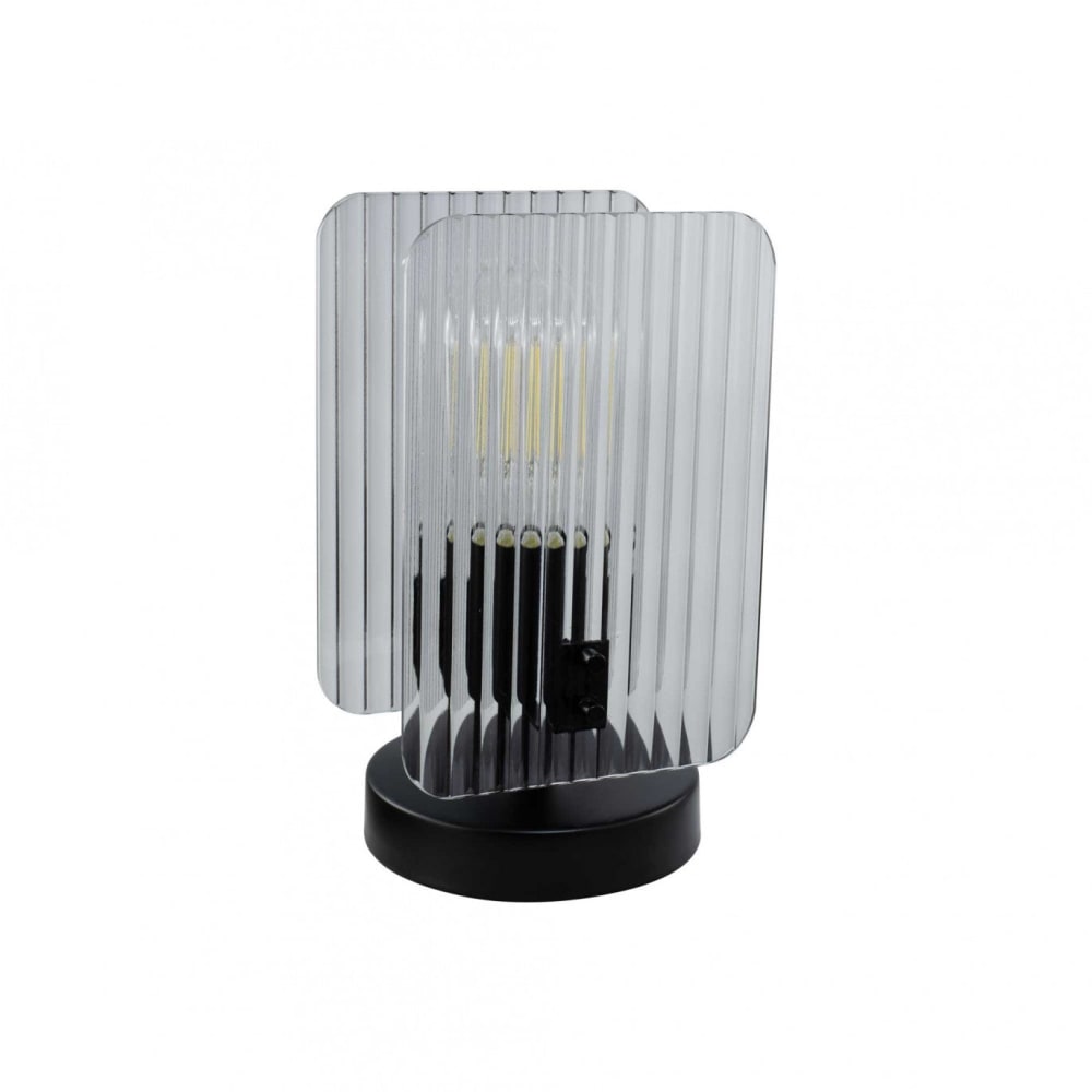 Lampe en verre & métal — vue 4