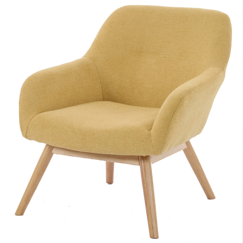 fauteuil en bois naturel