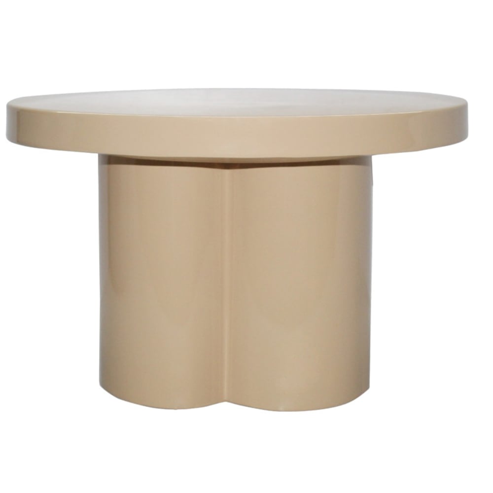 Table basse ronde D56 cm Café