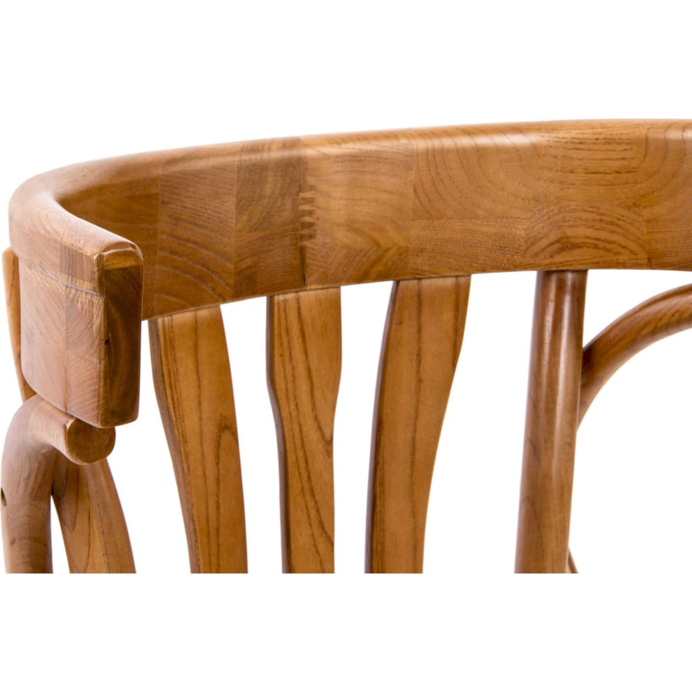 Chaise de cuisine en bois d'orme élégante