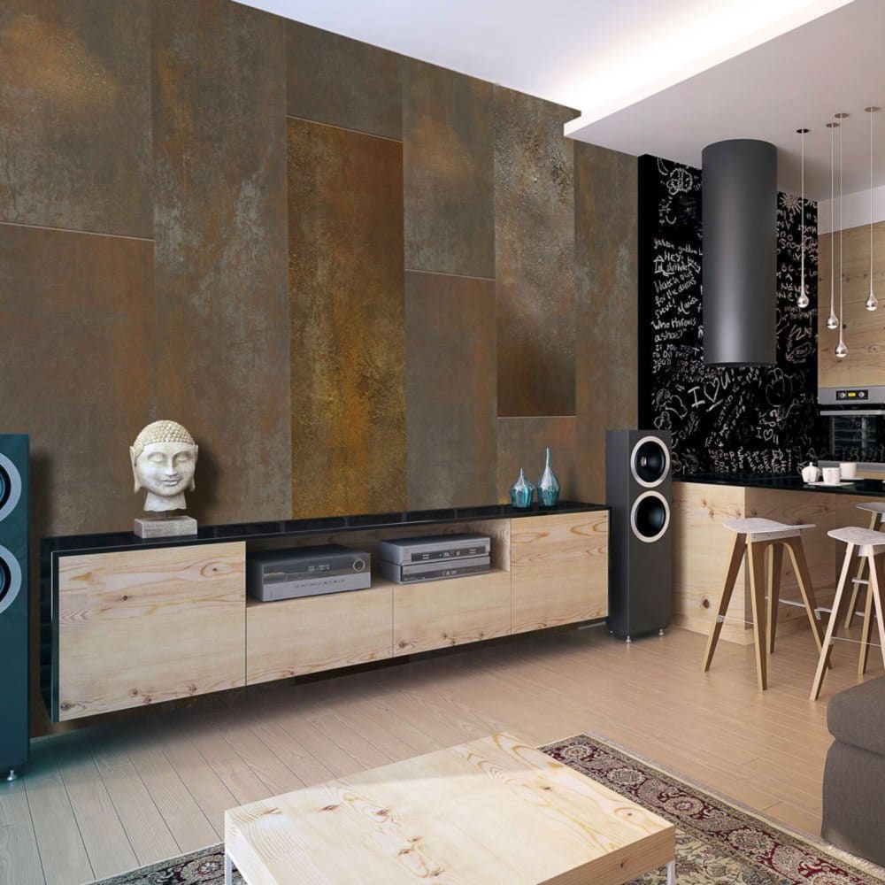 Papier peint basilic doré 50 x 1000 cm