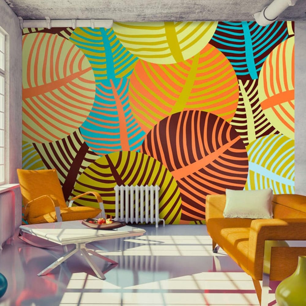 Papier peint collage : feuilles 250 x 193 cm — vue 3