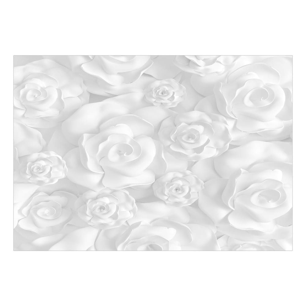 Papier peint fleurs en