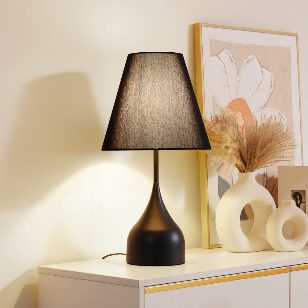 Lampe à poser en métal noir — vue 4