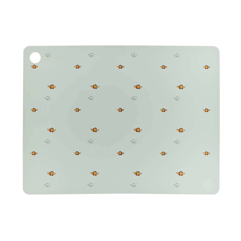 Set de table vert en sillicone H0,2x45x34cm