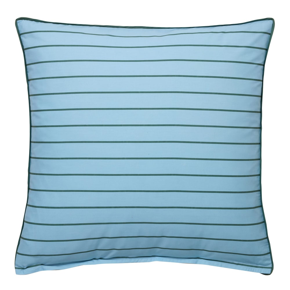 Taie sac en coton bleu 63x63cm