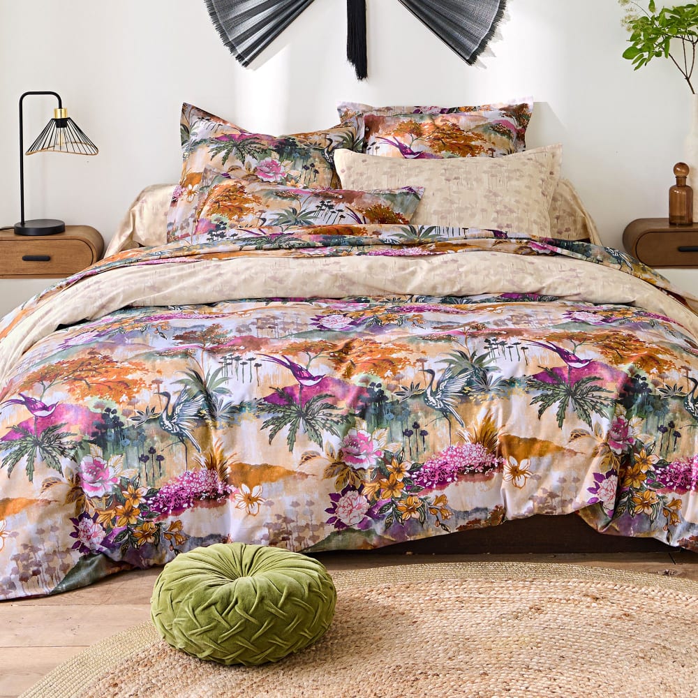 Housse de couette en coton multicolore 240x220cm