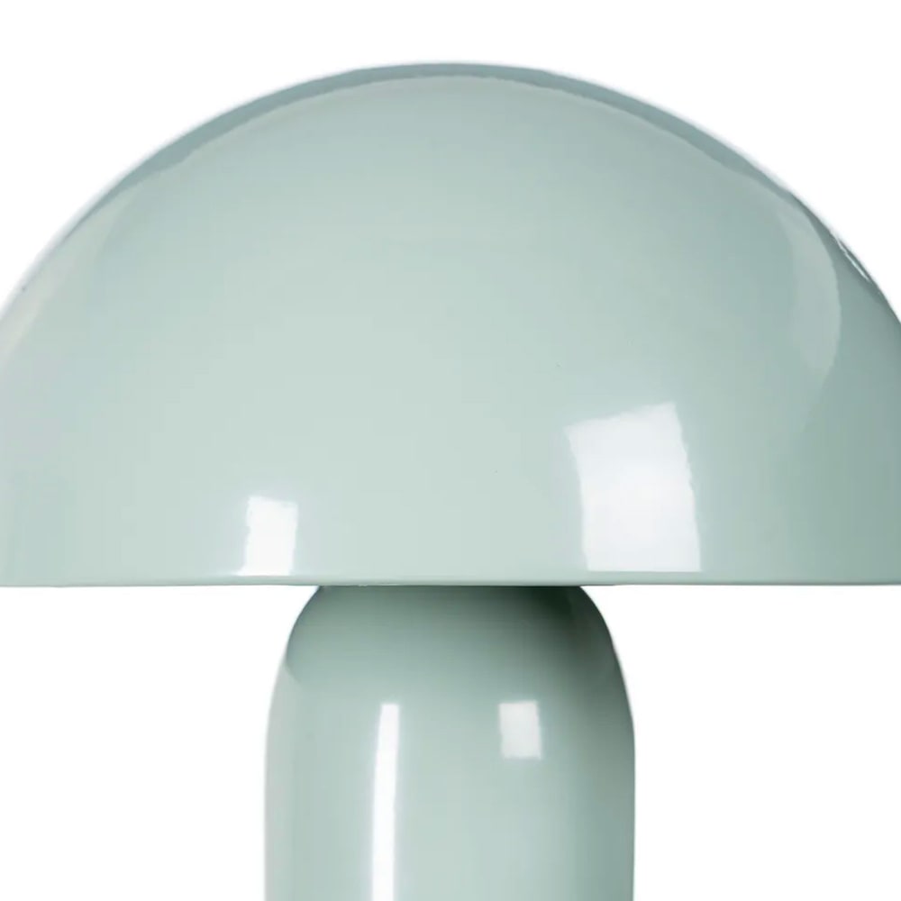 Lampe à poser champignon en métal vert menthe 22x22x31.5cm — vue 4