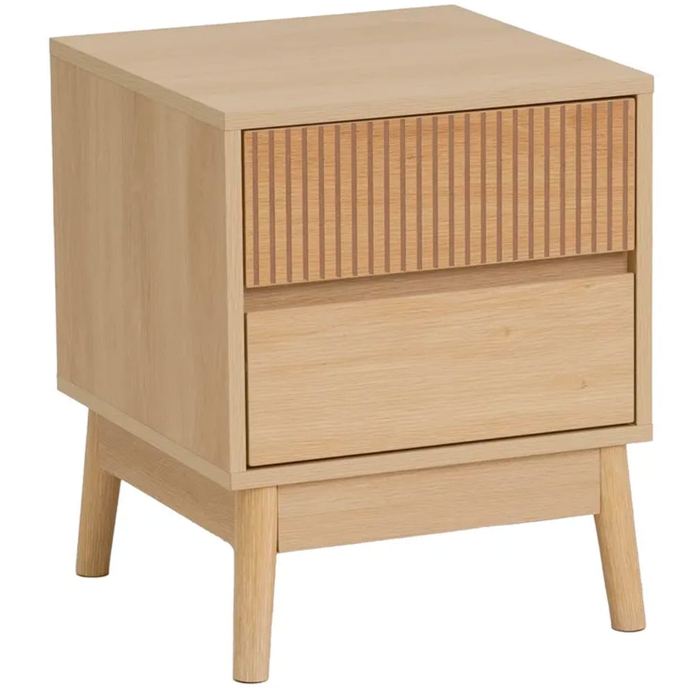 Table de chevet 2 tiroirs