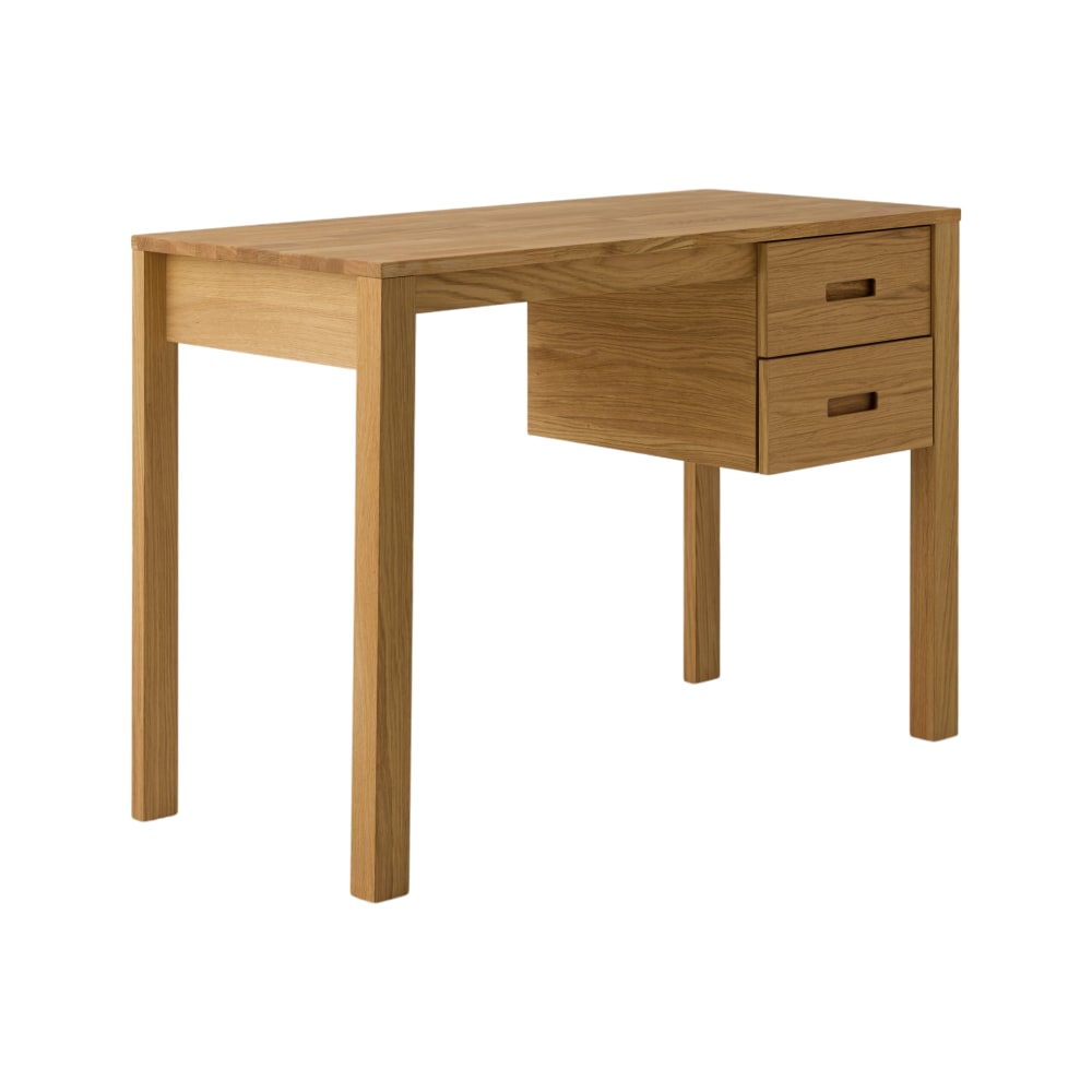 bureau 2 tiroirs effet