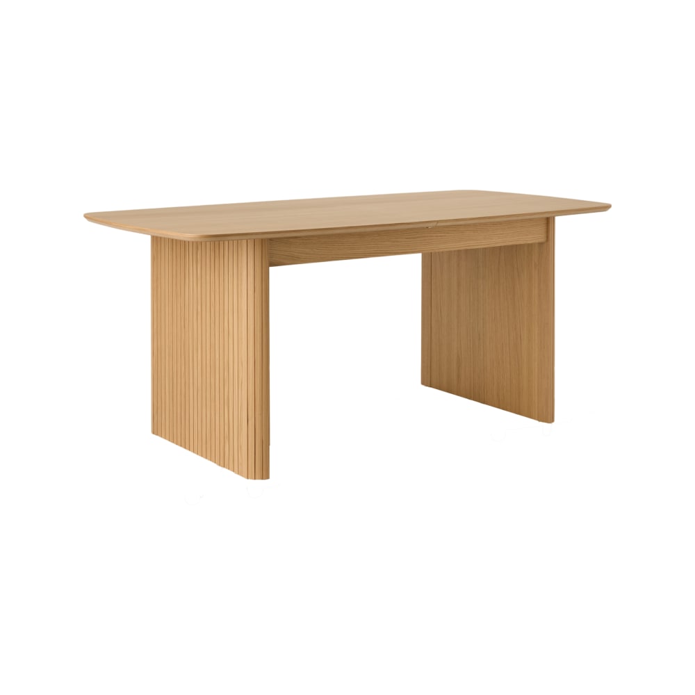Table à manger extensible 6 à 10 personnes effet bois clair