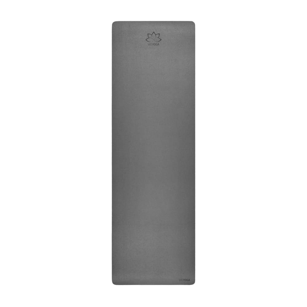 Wecon Home Wellness-Bettaussteiger Yogamatte Kork und EVA anthrazit 60x190 style modern Grau Öko-Tex Zertifikat Naturfasern