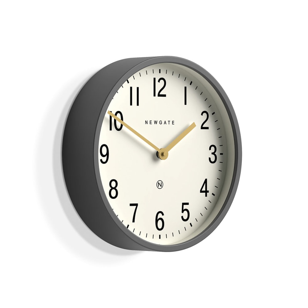 Newgate Wanduhr Master Edwards Grau Metall