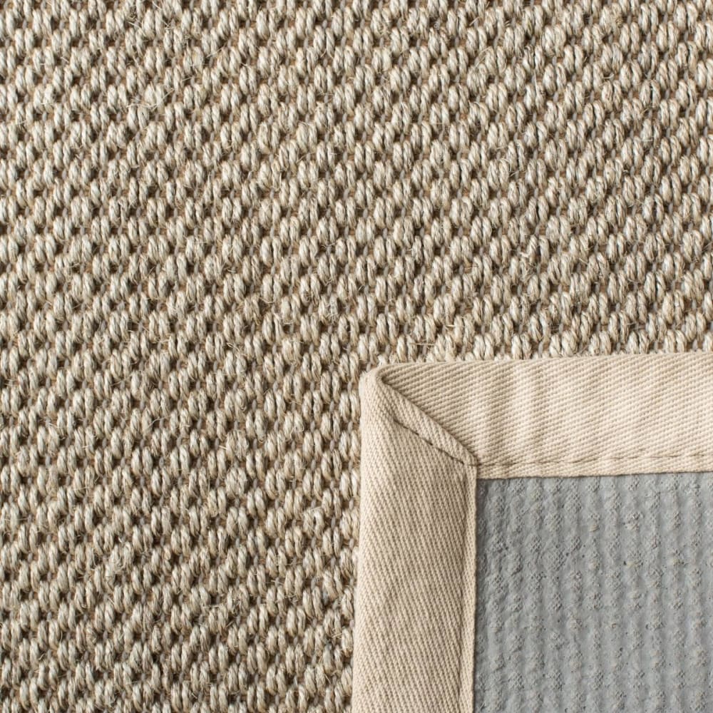 Tapis fibre naturelle en sisal blanc/beige, 183 x 244 cm — vue 4