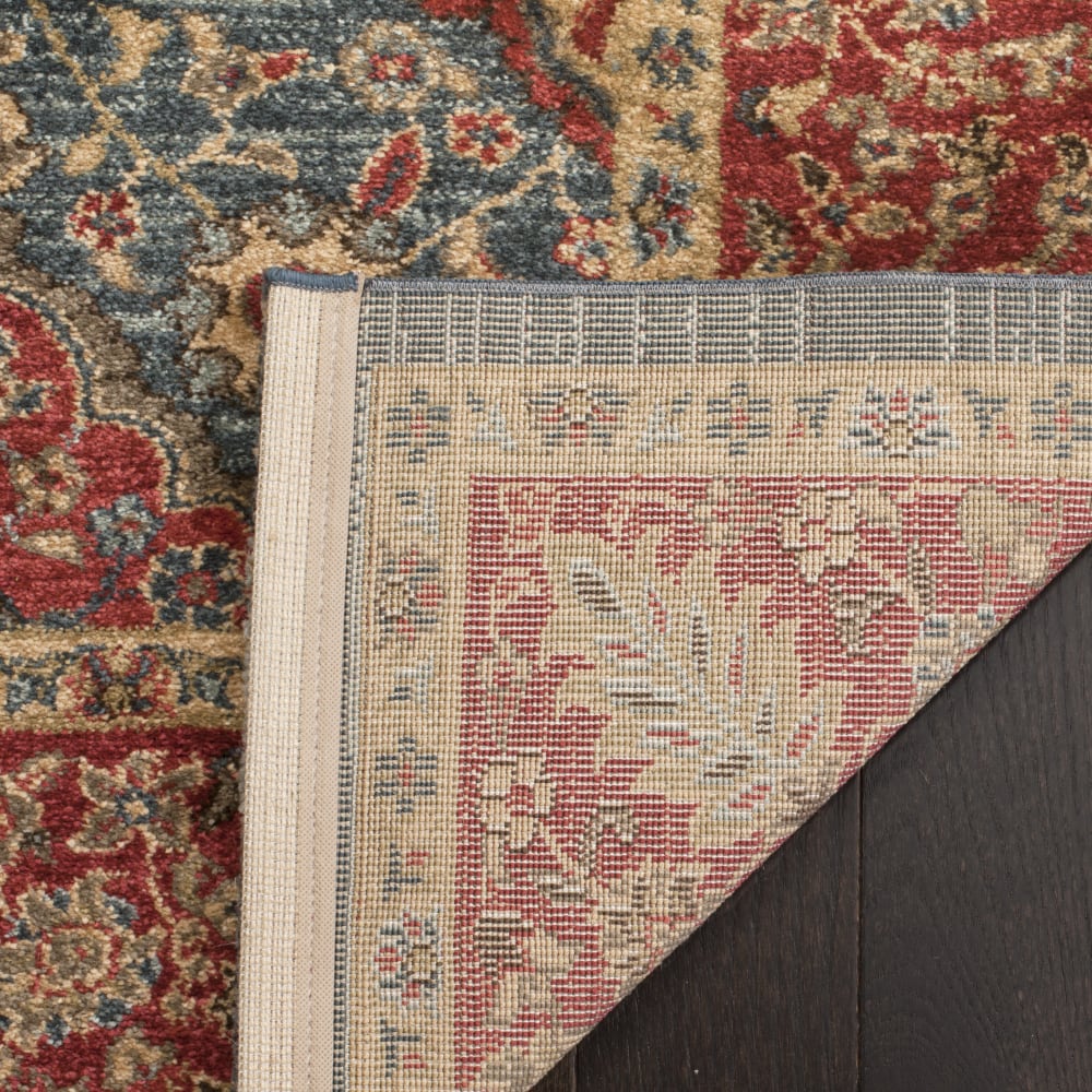 Tapis traditionnel en polypropylène bleu/rouge, 155 x 231 cm — vue 4