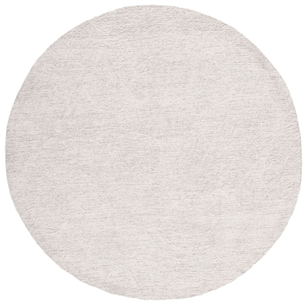Tapis traditionnel en laine blanc/beige, 91 cm